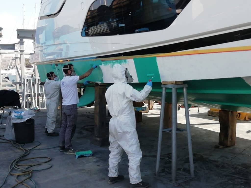 Gpr Antifouling Yachts Mallorca Ferran Marine Servicies